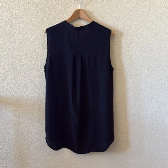 Eileen Fisher Silk Georgette Crepe Sleeveless Shirt 1X - Picture 6 of 10